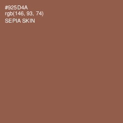 #925D4A - Sepia Skin Color Image